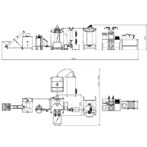 Thermostabile Fruchtfüllungen Produktionsanlagenkomplex