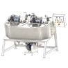 Double vacuum cooking boiler 2x 300 L