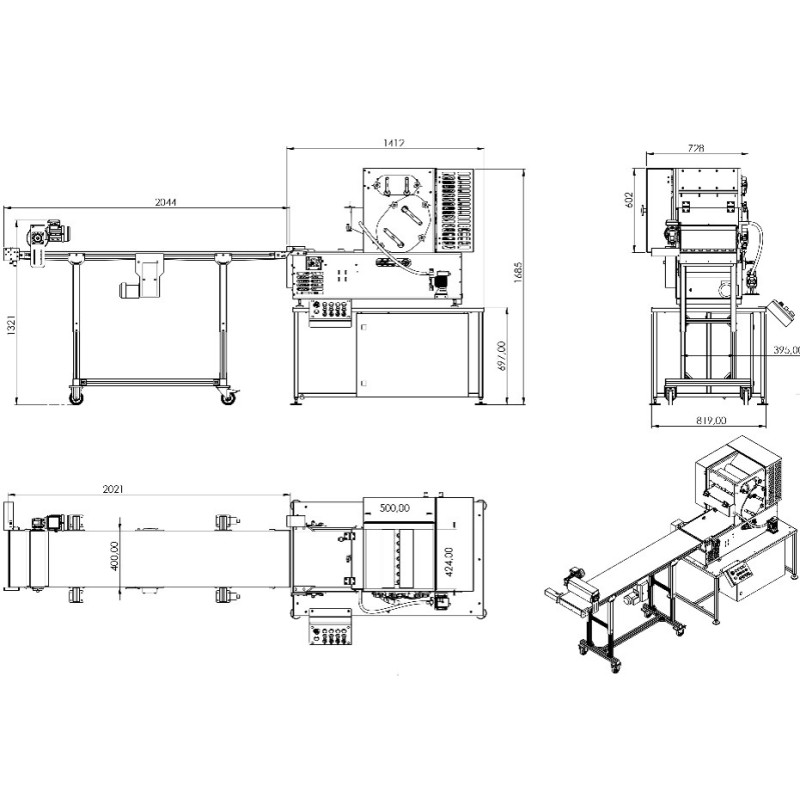 Forming machine for sweets and protein bars