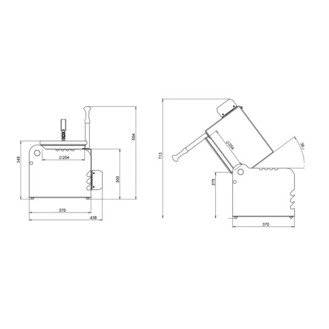 Small pilot vacuum processing plant MINI5