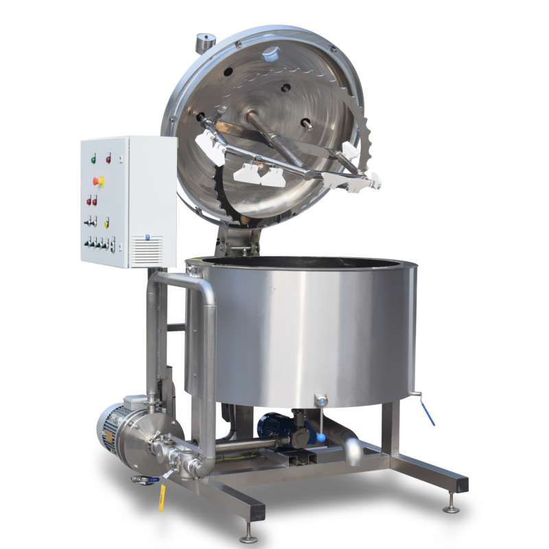 Vacuum mixer with an integrated homogenizer VMG S