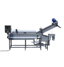 continuous fryer for onions, nuts and other products