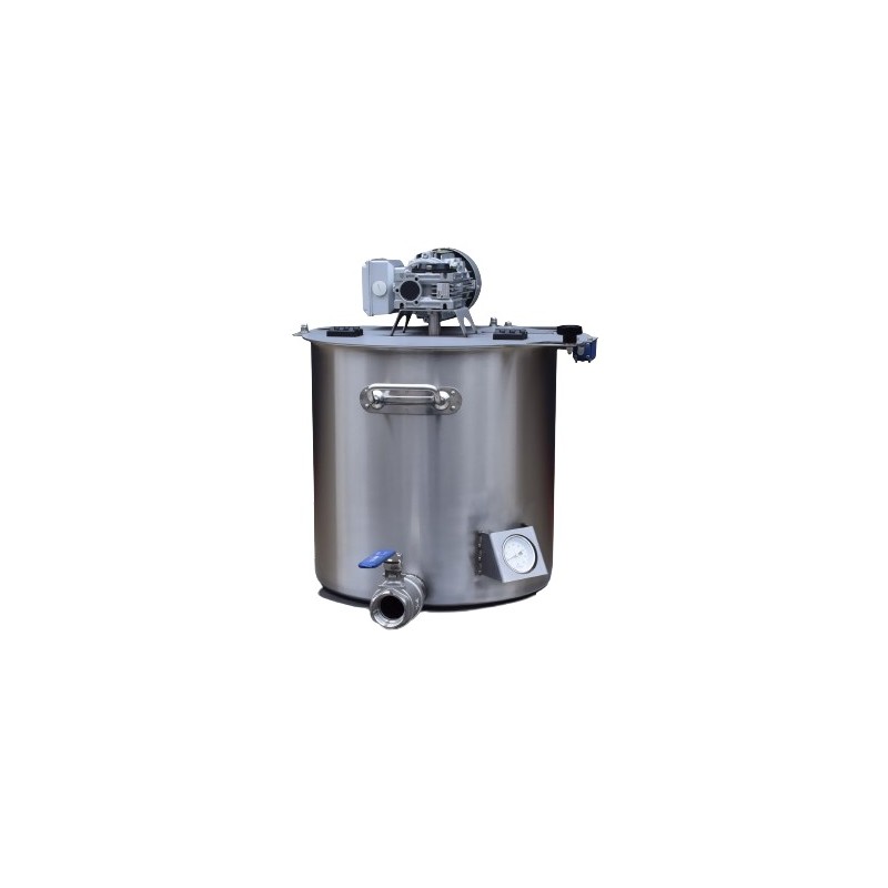 Stainless steel jam cooking pot with an agitator ENS