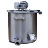 Stainless steel jam cooking pot with an agitator ENS