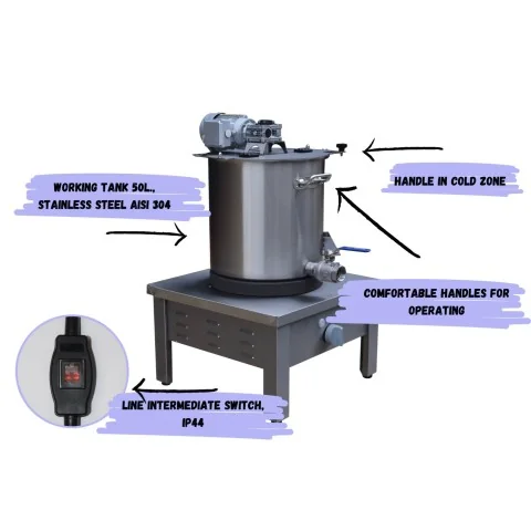 Beer brewing kettle