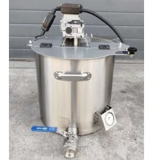 Honey mixer for controlled crystallization