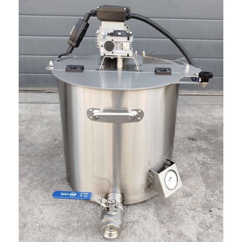 Honey mixer for controlled crystallization