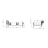 Air cooling conveyor for deoiling M 400/1000 Air cooling conveyor for deoiling M 400/1000