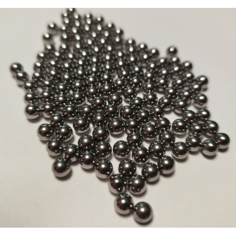 Metal balls for grinding chocolate (ball mill)