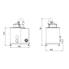 Vacuum evaporation unit for honey