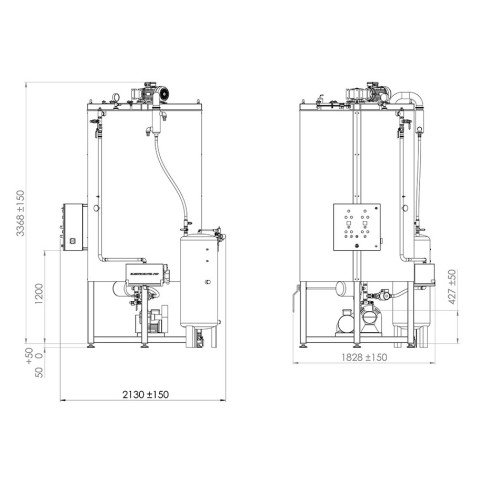 Vacuüm honingdroger 3300 VPD