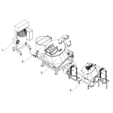 Sweetened condensed milk production line