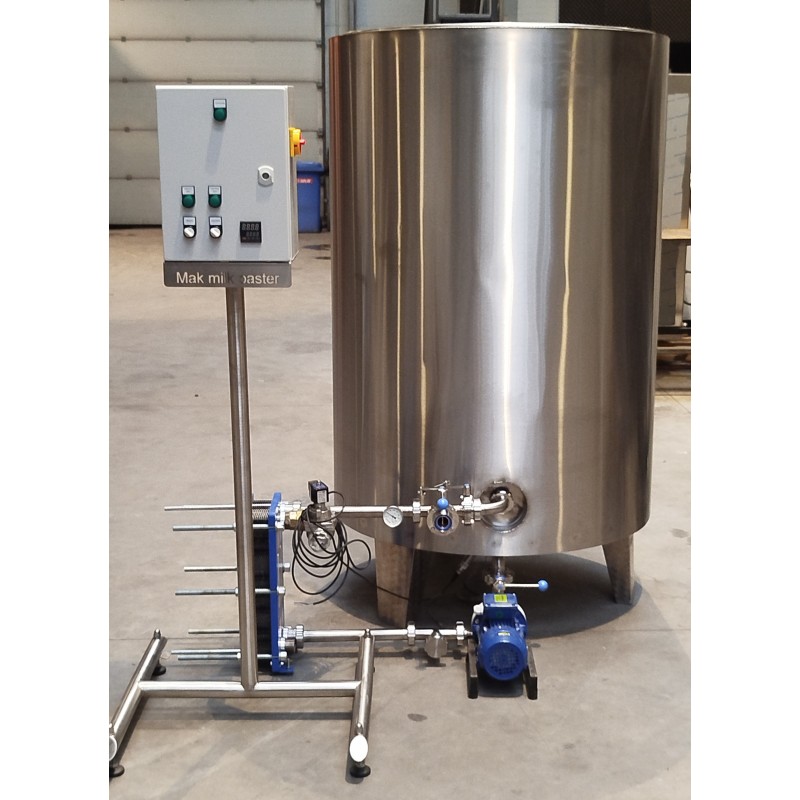 Pasteurizador de leite 1100L