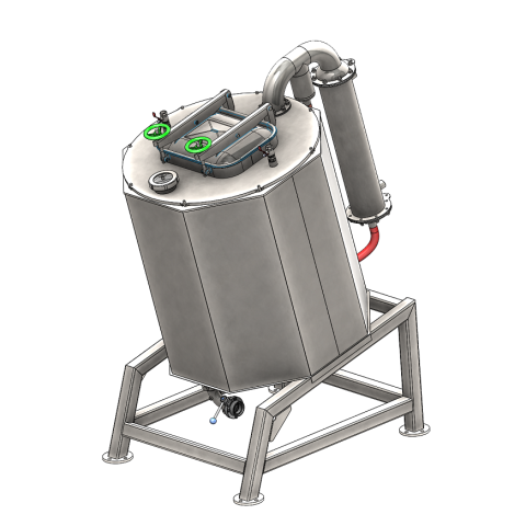 Vacuum concentration kettle 300-875