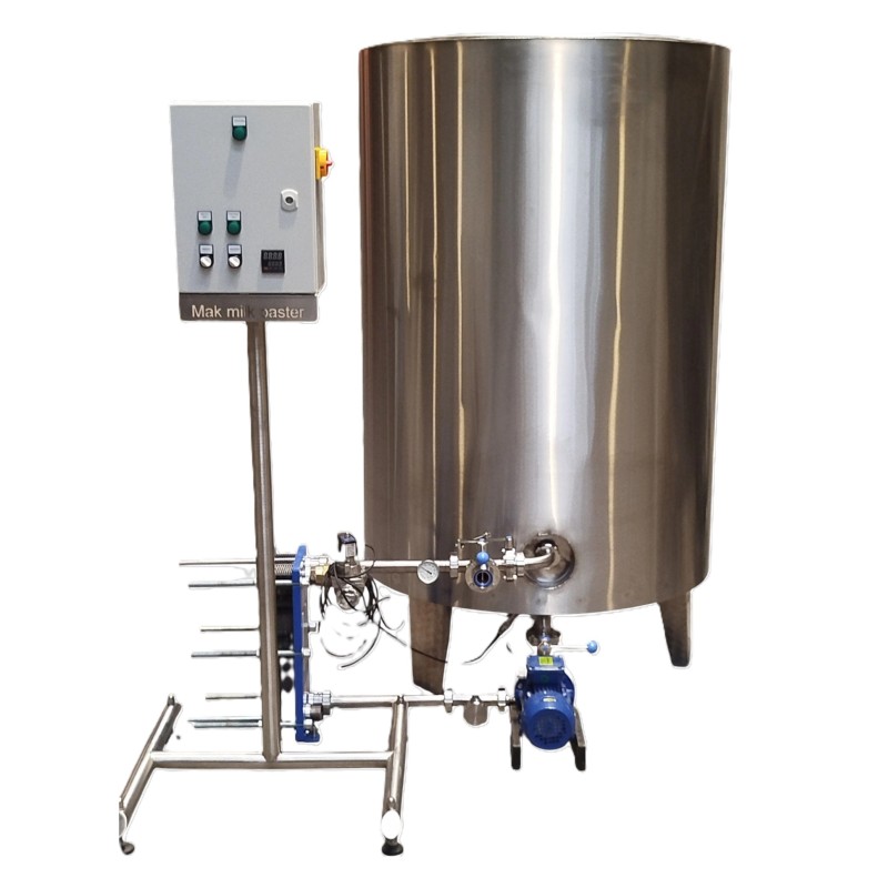 Depósito de pasteurização de leite 1100L