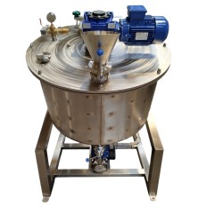 Cristallizzatore e raffreddatore sottovuoto per la produzione di latte condensato 300 L