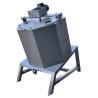Tanque con mezclador y camisa para el portador térmico