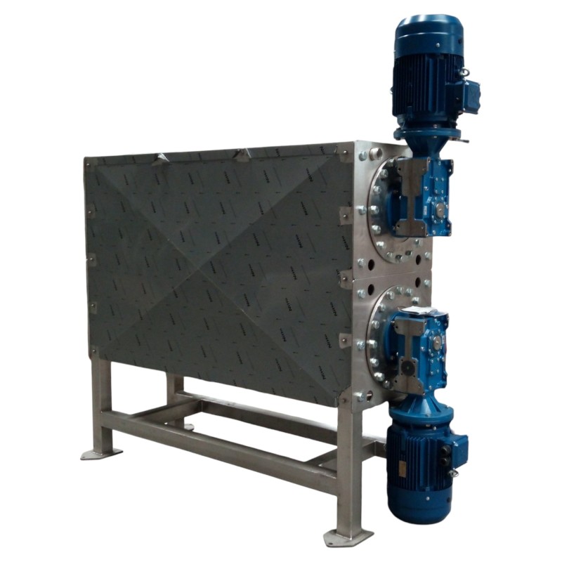 Heat exchanger for liquid and viscous products HE