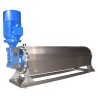 Rotary scraped surface heat exchanger for the food industry