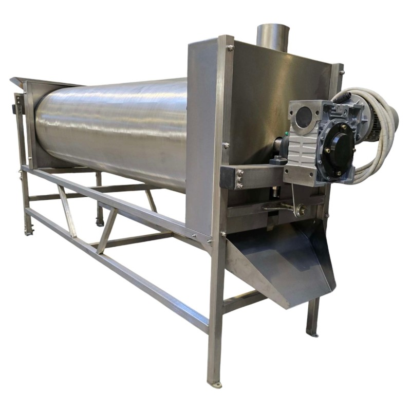 Convectieve droger met een roterende trommel Convectieve droger met een roterende trommel