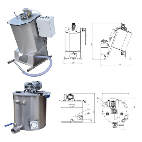 Evaporator & cooking kettle for condensed milk production