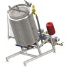 Marmita de concentración al vacío - Evaporador de 100 L