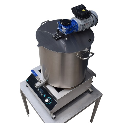 Milchkochtopf mit Rührwerk 50 l Milchkochtopf mit Rührwerk 50 l