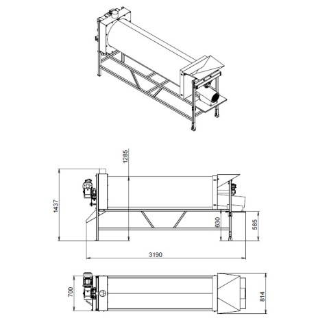 Convectieve trommeldroger ABM