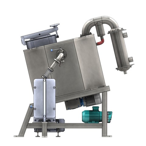 Verwerking vacuümtank met mixer