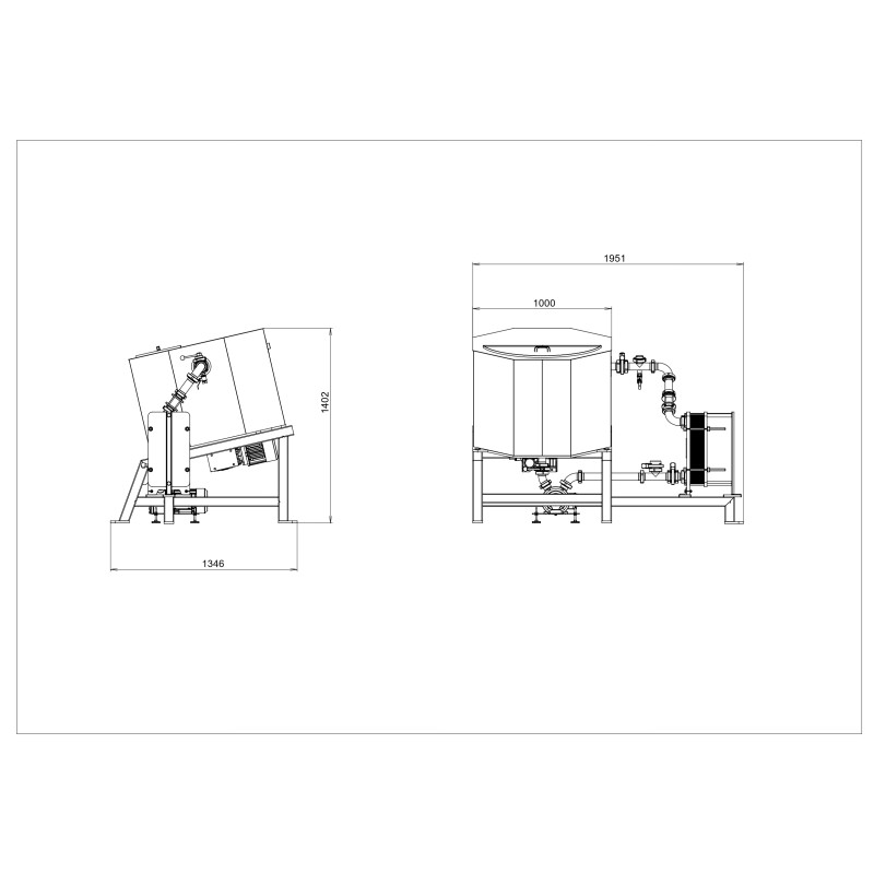 Universal cooking tank