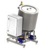 Depósito de mistura universal com camisa de aquecimento de 100 a 900 L