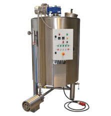 Universal cooking boiler with a built in homogenizer 1200 L