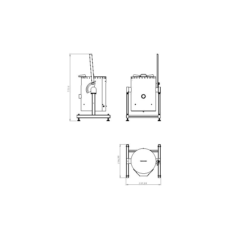 Tilting cooking kettle Cook Mak 50L