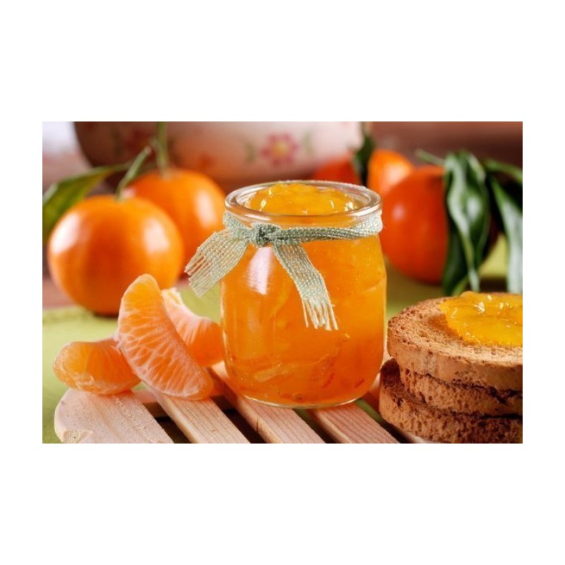 Mandarin jam production Mandarin jam production