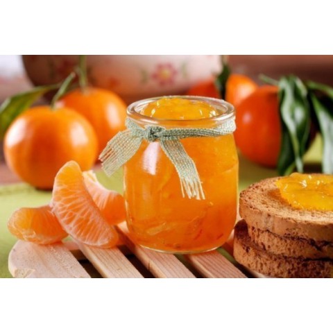 Mandarin jam production Mandarin jam production