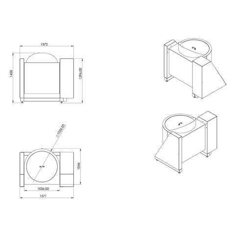 Universal Cooking Kettle with Hydraulic Tilting 250