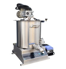 Karamel kookketel met mengkraan 50L