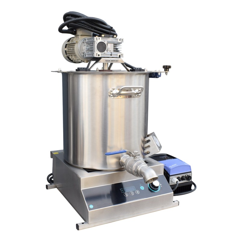 Caramel cooking kettle with mixing 50L