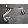 Industrial trolley base for large pots and tanks Industrial trolley base for large pots and tanks