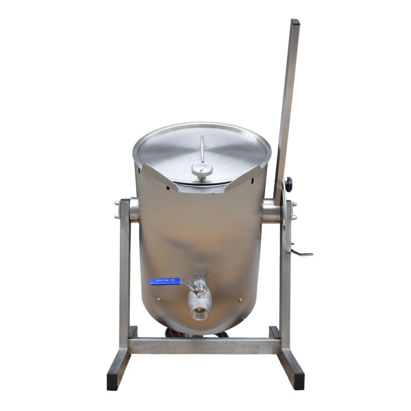 Piccola friggitrice elettrica con sistema di ribaltamento da 20 litri