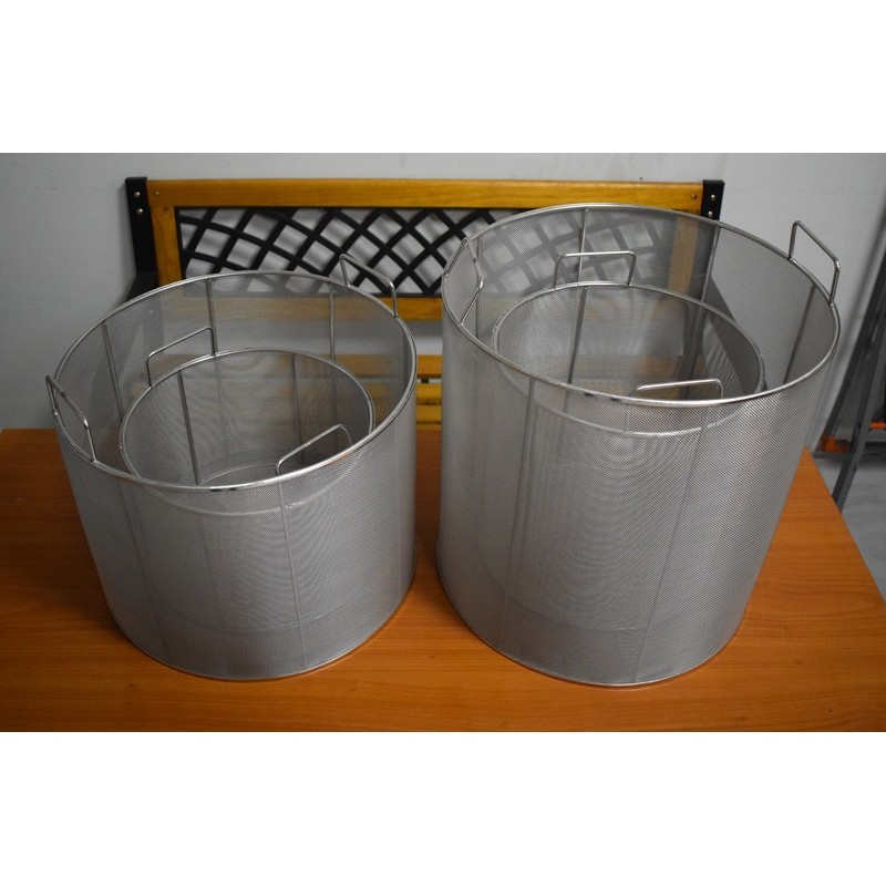Stainless steel mesh baskets 30-40 cm