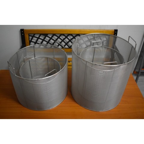 Cestelli in rete di acciaio inossidabile 20-40 cm