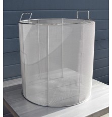 Stainless steel mesh basket 40x40 cm
