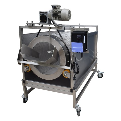 Lavadora de tambor para vegetales