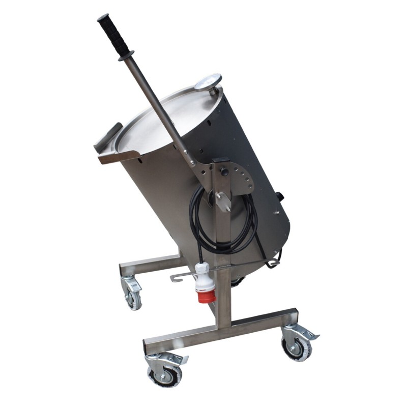 Gewerbliche Fritteuse (50 l) mit Kippkorb-System