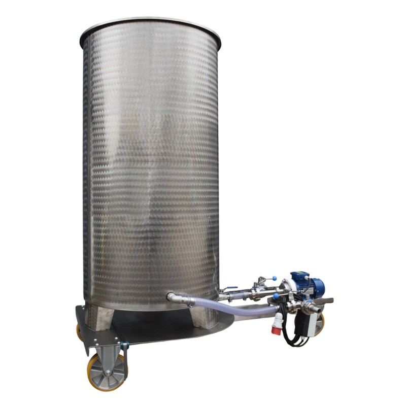 Tanque para mezclar y disolver sales de 800 L