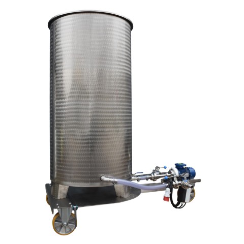 Tank voor het mengen en oplossen van zout 800 L