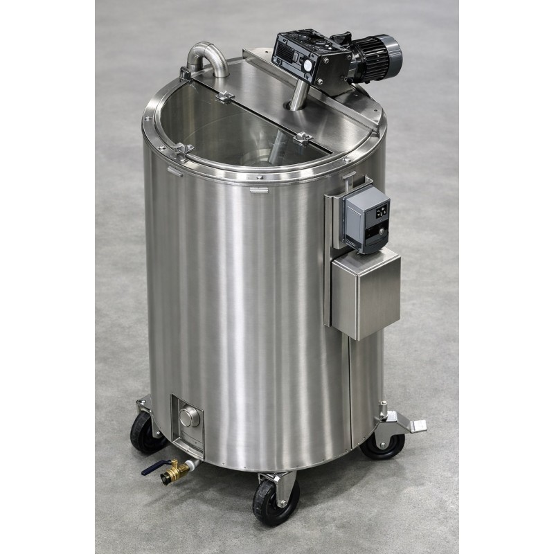 Honey homogenizer with an auger mixer 1100 kg