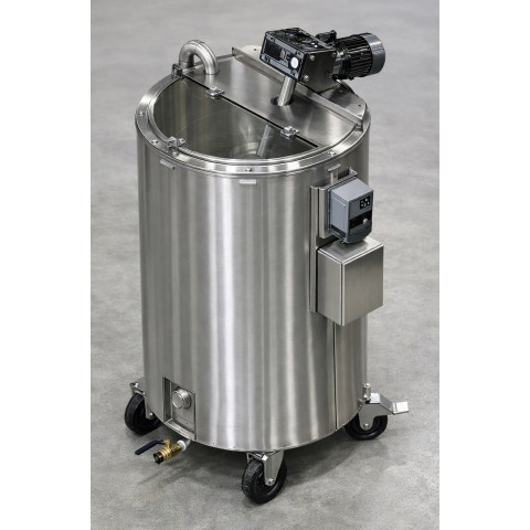 Omogeneizzatore per miele con miscelatore a coclea da 1100 kg