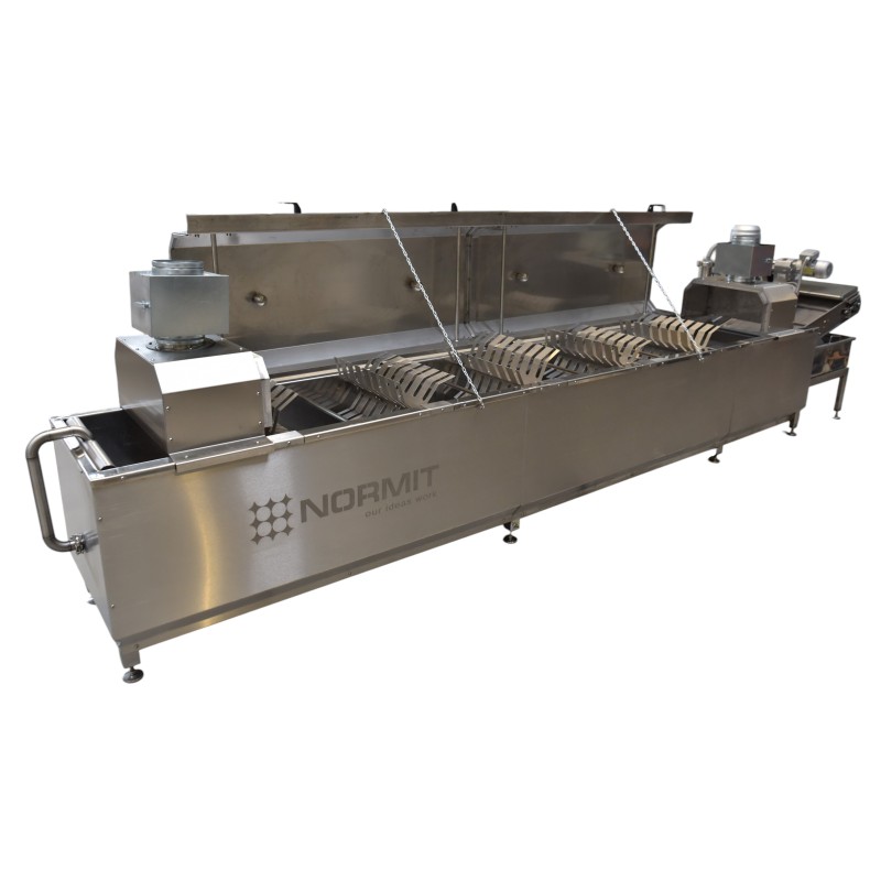 Profesjonalna frytkownica łopatkowa do produkcji frytek SnackPro 600 x 4000 mm